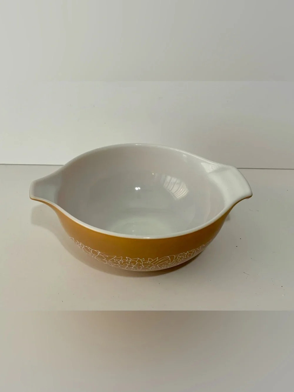 Vtg Pyrex Woodland Cinderella Mixing Bowl # 443 - 2 ½ QT. Nesting Mixing Bowl